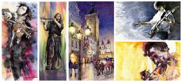 Watercolour paintings