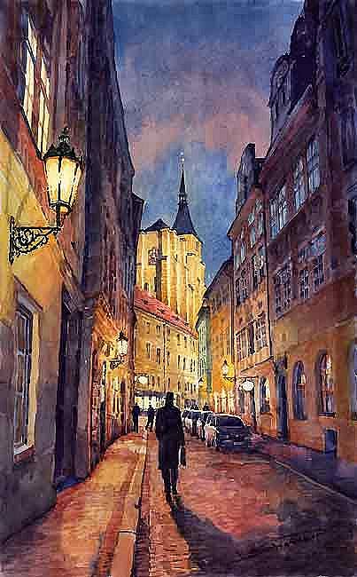 Prague Husova Street