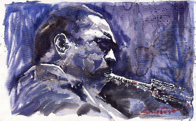 Jazz Saxophonist John Coltrane 01
