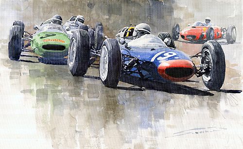 Datch GP 1962 Lola Lotus Cooper Ferrari