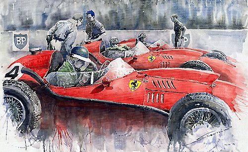 Ferrari Dino 246 F1 1958 Mike Hawthorn French GP