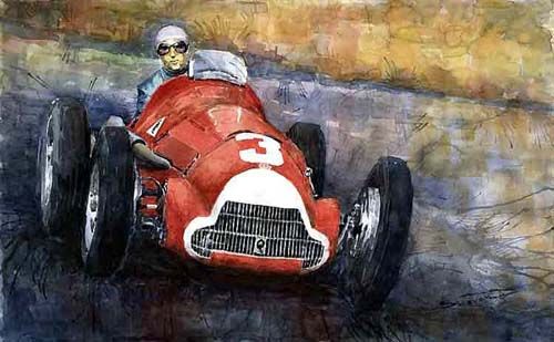 Alfa Romeo158 British GP 1950 Luigi Fagioli