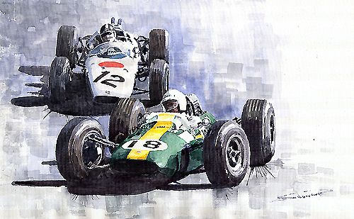 1965 Mexican GP Lotus vs Honda