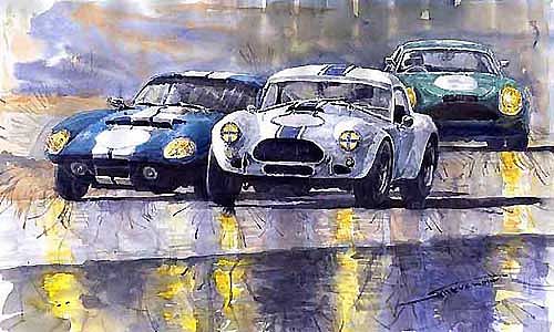 1965 Duel AC Cobra and Shelby Daytona Coupe