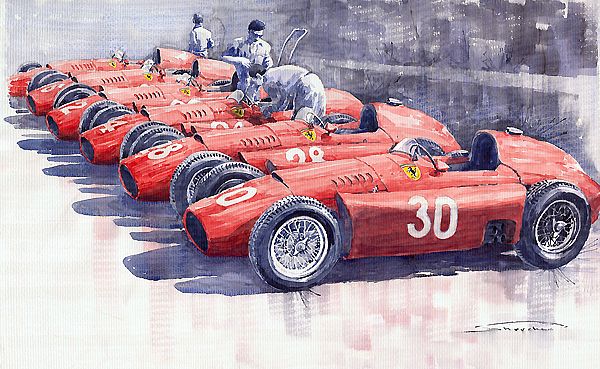 Lancia Ferrari D50 type C 1956 Italian GP