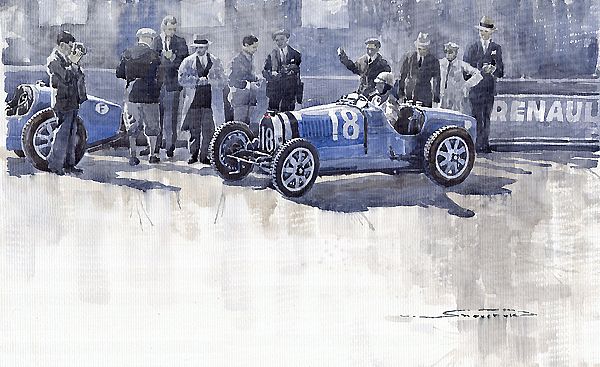 1930 Monaco GP Bugatti 35 C Louis Chiron