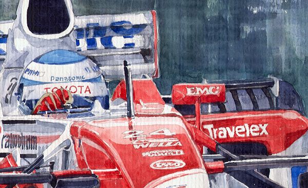 Panasonic Toyota TF102 F1 2002 Mika Salo