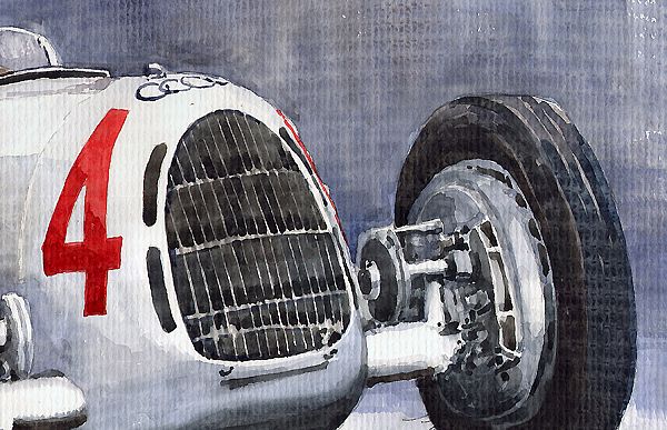 Auto Union C Type 1937 Monaco GP Hans Stuck