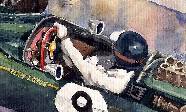 Lotus 25  F1 Jim Clark Monaco GP 1963 1