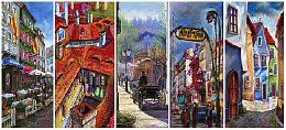 Pastel Cityscape Paintings