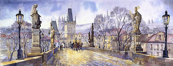 Prague Charles Bridge Mala Strana