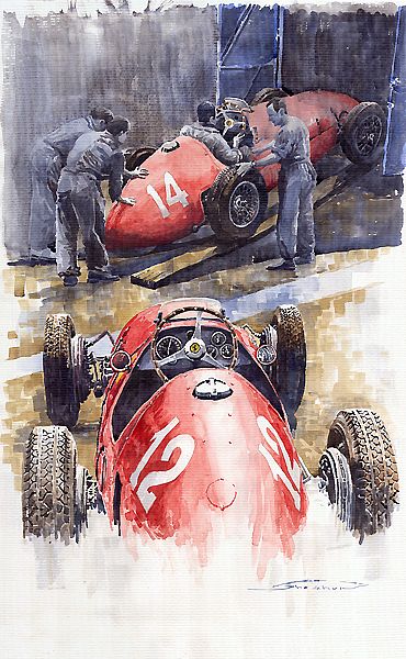 1952 French GP Ferrari 500 F2