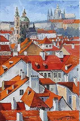 Old Prague Roofs 02