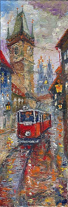 Prague old tram 01