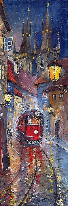 Prague old tram 02