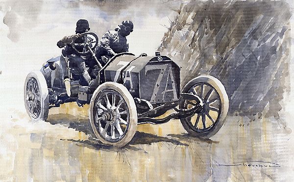 1908 Targa Floria Isotta Fraschini 50HP