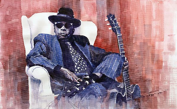 Jazz Bluesman John Lee Hooker 02