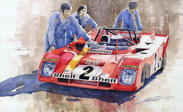 Ferrari 312 PB 1972 Daytona 6-hour winning