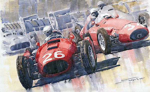 Lancia D50 Alberto Ascari Monaco 1955