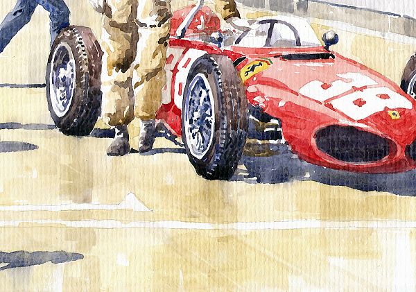 Monaco GP 1961 Ferrari 156 Sharknose