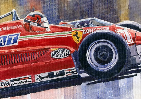 Ferrari 126 CK Gilles Villeneueve Spanish GP 1981