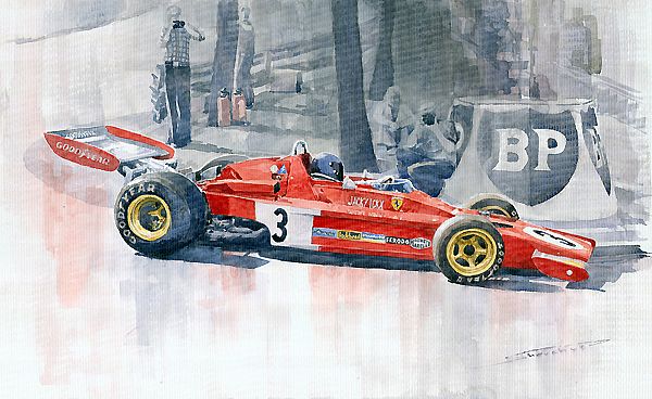 Ferrari 312 B3 Monaco GP 1973 Jacky Ickx
