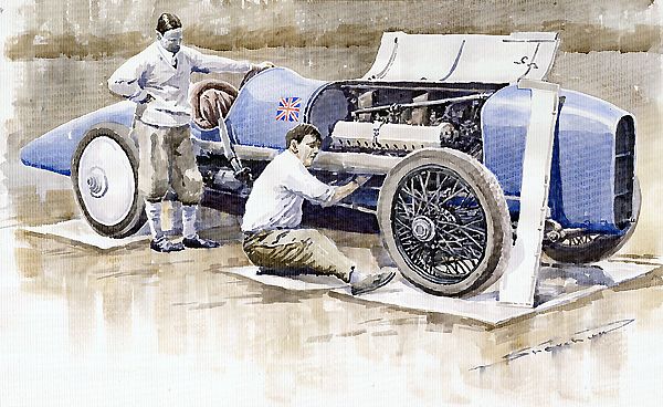 Malcolm Campbell Sunbeam Bluebird 1924