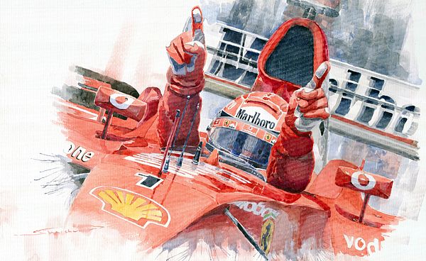 Scuderia Ferrari Marlboro F 2001 Ferrari 050 M Schumacher winner 2002 F1 season