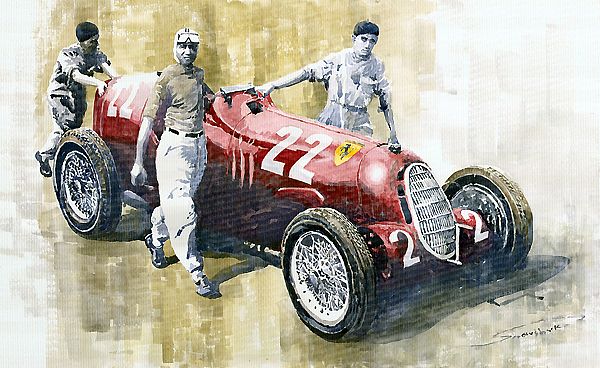 Alfa Romeo 12C-36 Tazio Nuvolari Coppa Ciano race 1937