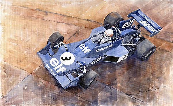 Tyrrell Ford 007 Jody Scheckter 1974 Swedish GP