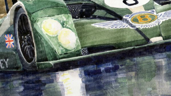 Bentley Prototype EXP Speed 8 Le Mans racer car 2001