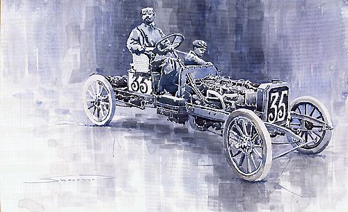 1907 Targa Florio Benz 60HP Targa Florio Rennwagen