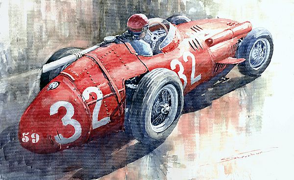 Maserati 250F J M Fangio Monaco GP 1st 1957