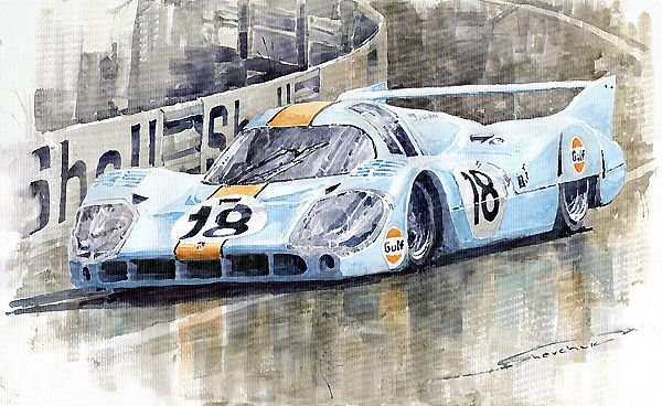 Porsche 917 LH 24 Le Mans 1971 Rodriguez Oliver