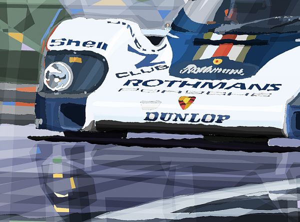 Porsche 956 Rothmans 1982 1000km Francorchamps Derek Bell