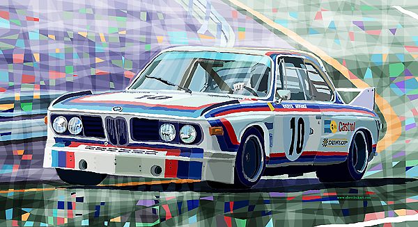 BMW 3 0 CSL 1st SPA 24hrs 1973 Quester Hezemans