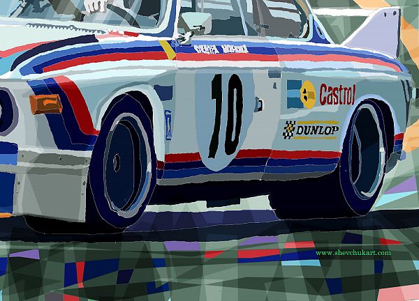 BMW 3 0 CSL 1st SPA 24hrs 1973 Quester Hezemans