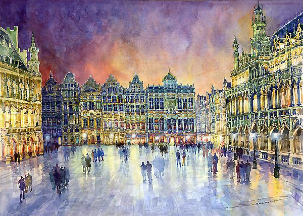 Belgium Brussel Grand Place Grote Markt variant