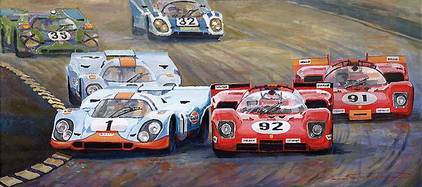 Ferrari vs Porsche 1970 Watkins Glan 6 Hours