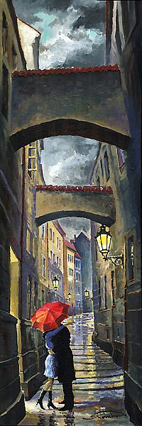 Prague Old Street Love Story 01