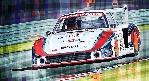 Porsche 935 Coupe Moby Dick Martini Racing Team