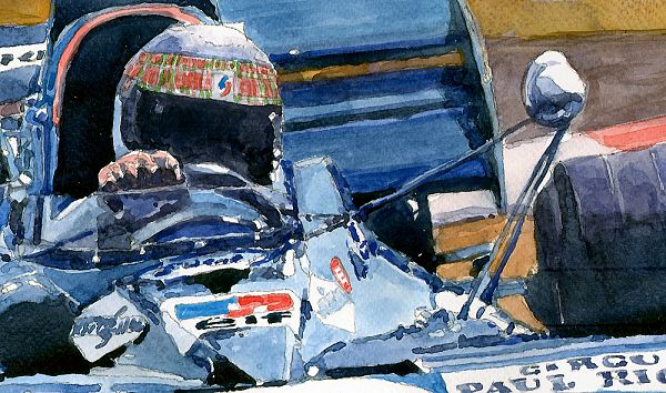 Tyrrell Ford 003 Jackie Stewart French GP 1971 Circuit Paul Ricard