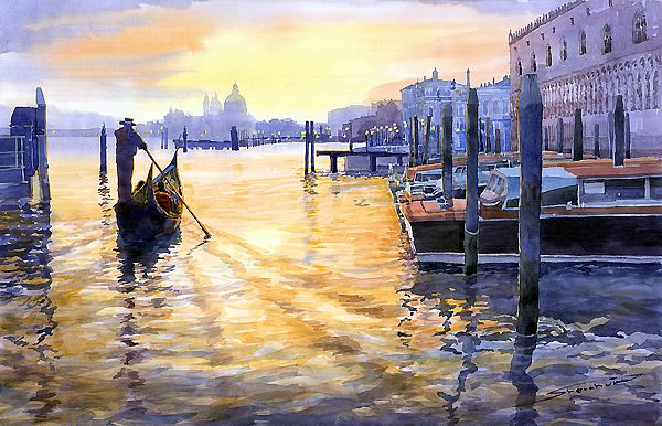 Italy Venice Dawning