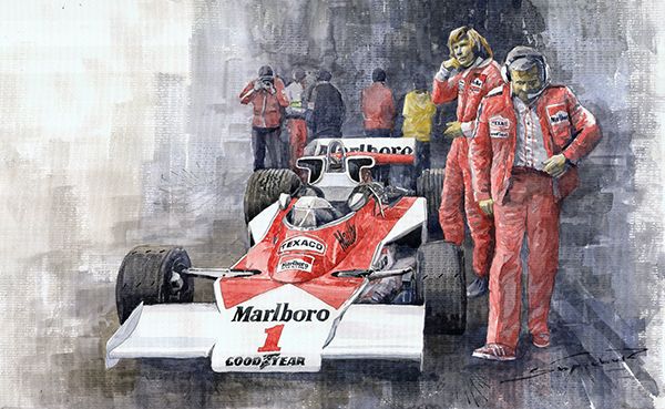 James Hunt Monaco GP 1977 McLaren M23