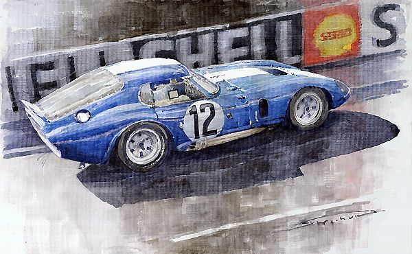 1965 Le Mans Daytona Cobra Coupe Jo Schlesser Allen Grant