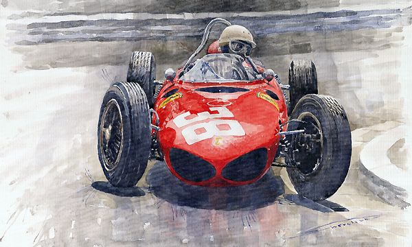 1961 Ferrari 156 Sharknose Phil Hill Monaco GP