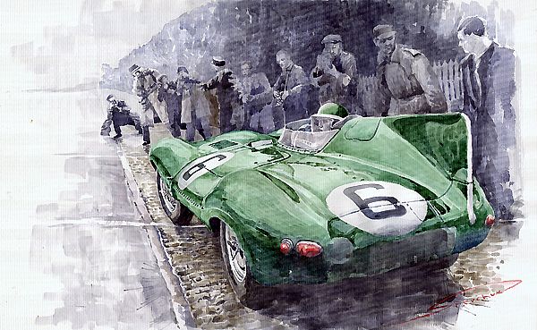 1955 Jaguar D-TYPE  Le Mans Hawthorn winner