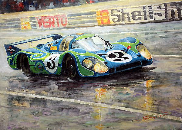 Porsche Psychedelic 917LH 1970  Le mans