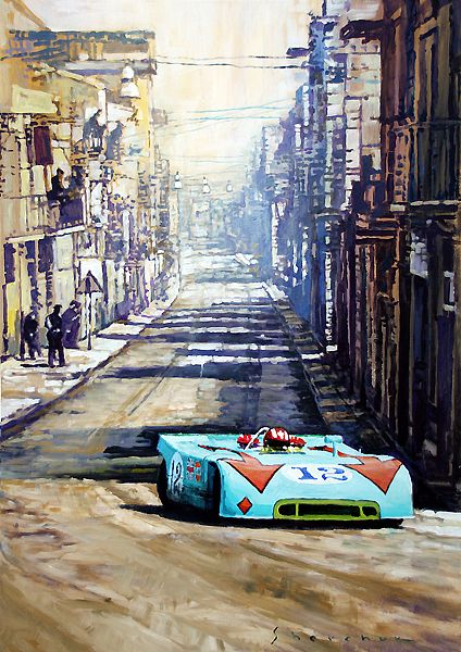 1970 Targa Florio Porsche 908 3 Siffert Redman winner