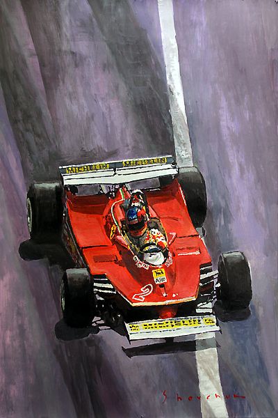 1980 Monaco GP Gilles Villeneuve Ferrari 312 T5